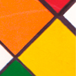 Cropped thumbnail of a geometric, Mondrian inspired colorwheel.